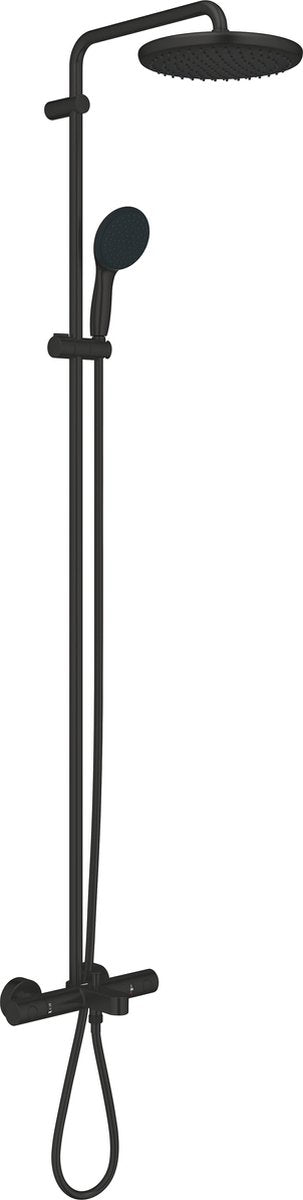 Système de douche Grohe quickfix vitalio start 250 - mural - économie d'eau - noir mat