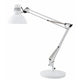 Lampe de bureau alba architecte 20w e27 blanc