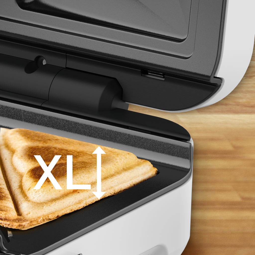 Tefal Tefal SW7011 Snack xl Sandwichmaker Silver White