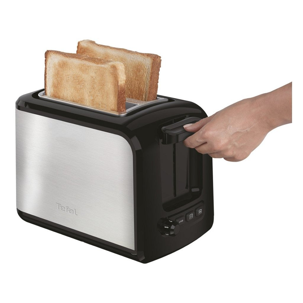 TEFAL TEFAL TT410D Express Toaster 16x26x19 cm 850W en acier inoxydable noir