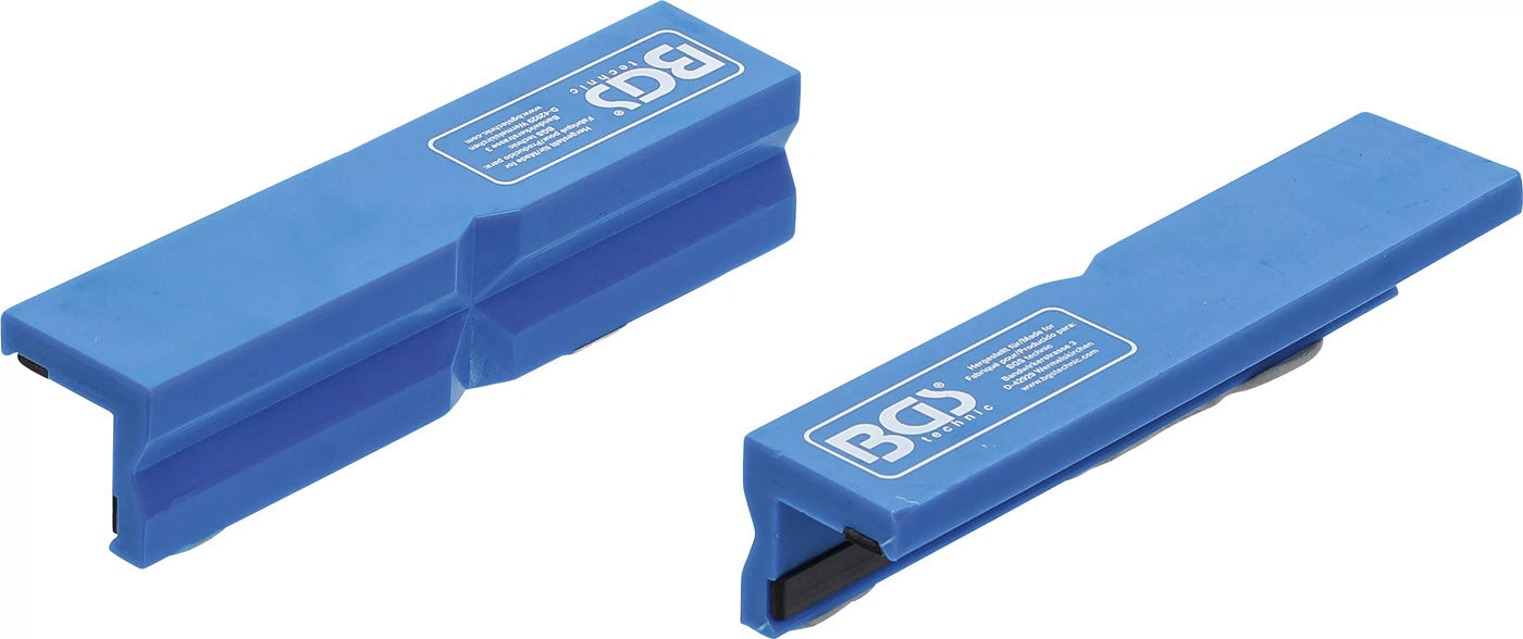 Mâchoires de protection d'étau en plastique technique Bgs, largeur 125 mm, 2 pcs.
