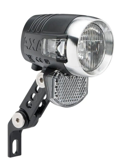 Axa phare blueline t-steady voiture dynamo 50 lux noir