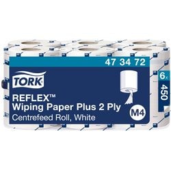 Serviettes tork 473472 blanc 6 pcs