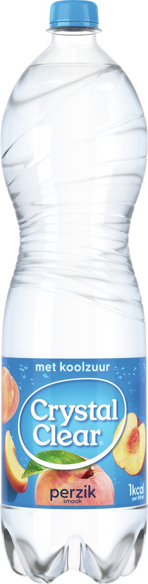 Transparent - pêche - 6 x 1,5 litres - gazéifié