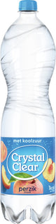 Transparent - pêche - 6 x 1,5 litres - gazéifié