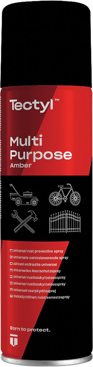 Ambre multifonctionnel Tectyl - résistant à la corrosion - à base de cire - avec solvant - composé résistant à la corrosion ambre dilué - en aérosol - 500 ml