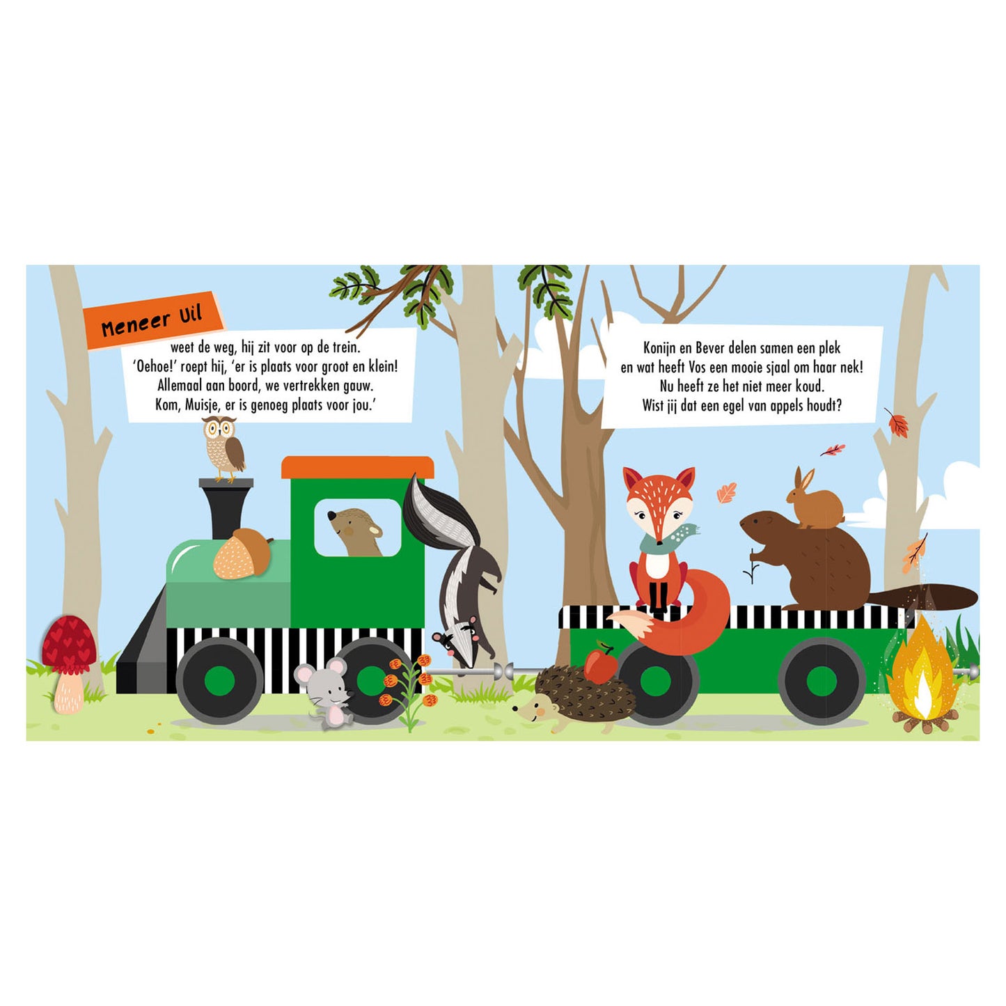 Lantern Publishers Livre et puzzle Train Forest Animaux