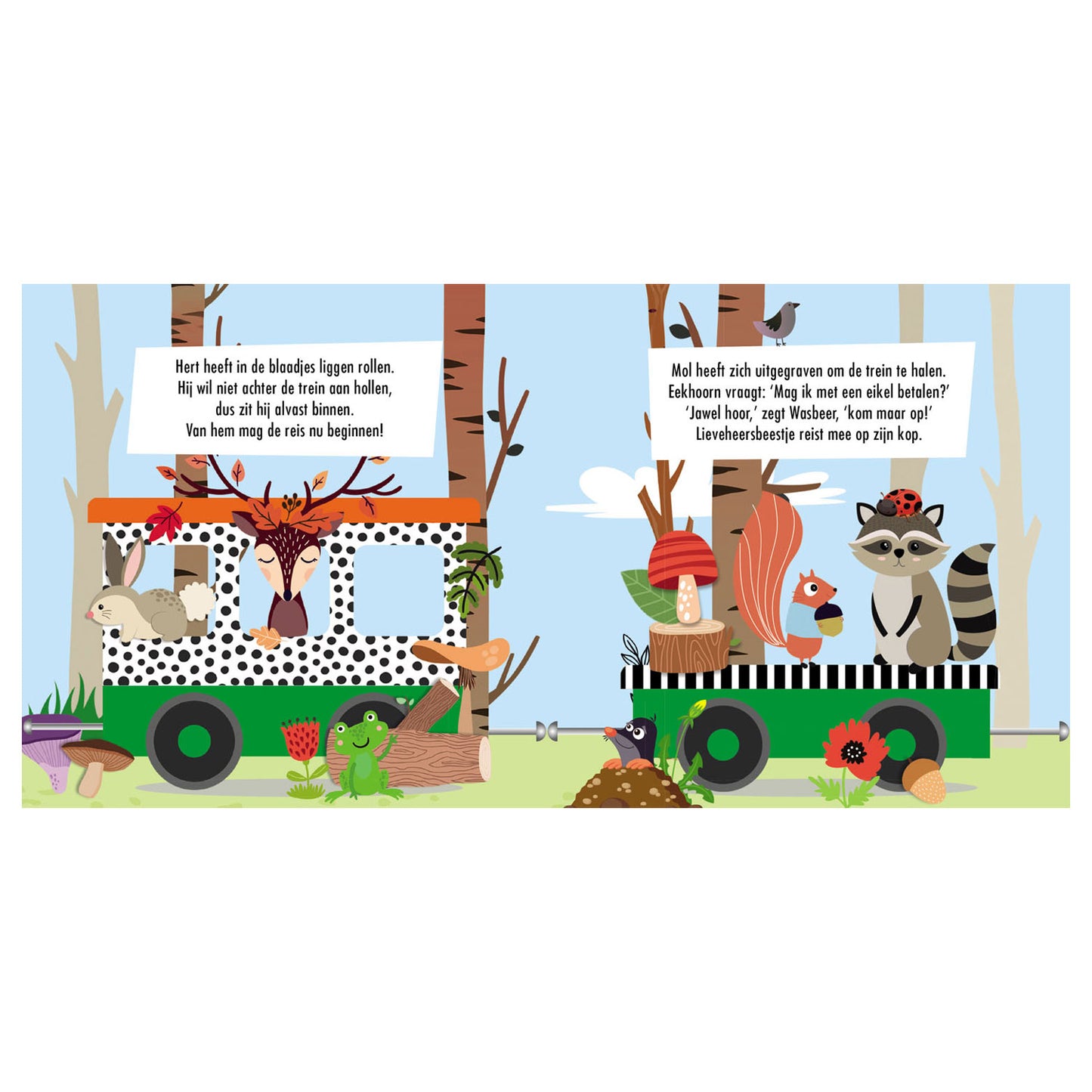 Lantern Publishers Livre et puzzle Train Forest Animaux