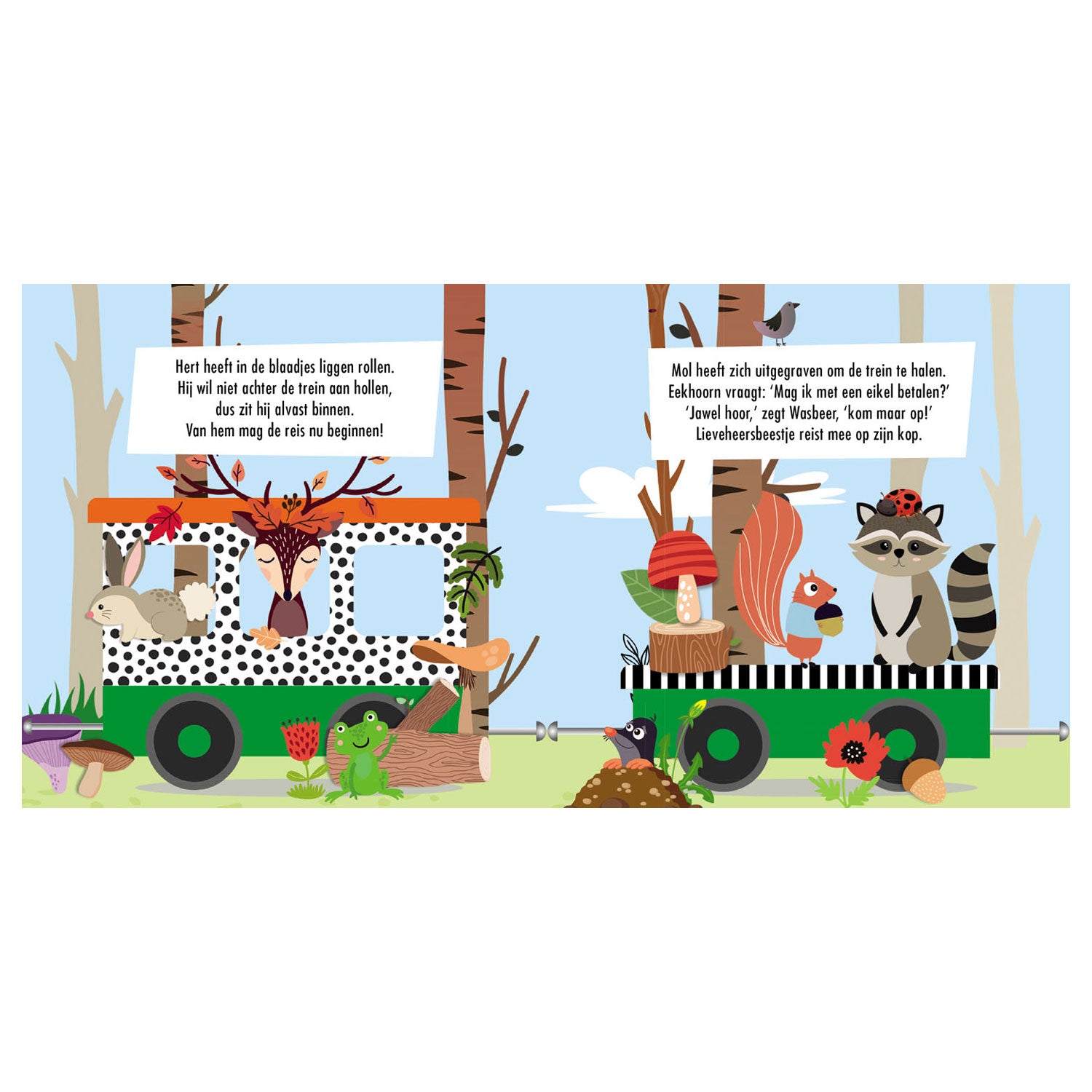 Lantern Publishers Livre et puzzle Train Forest Animaux