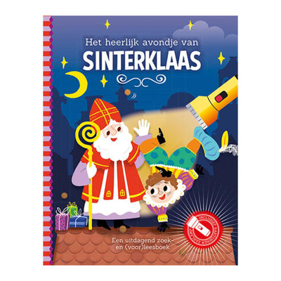 Maison centrale du livre la merveilleuse soirée de Sinterklaas + lampe de poche en carton
