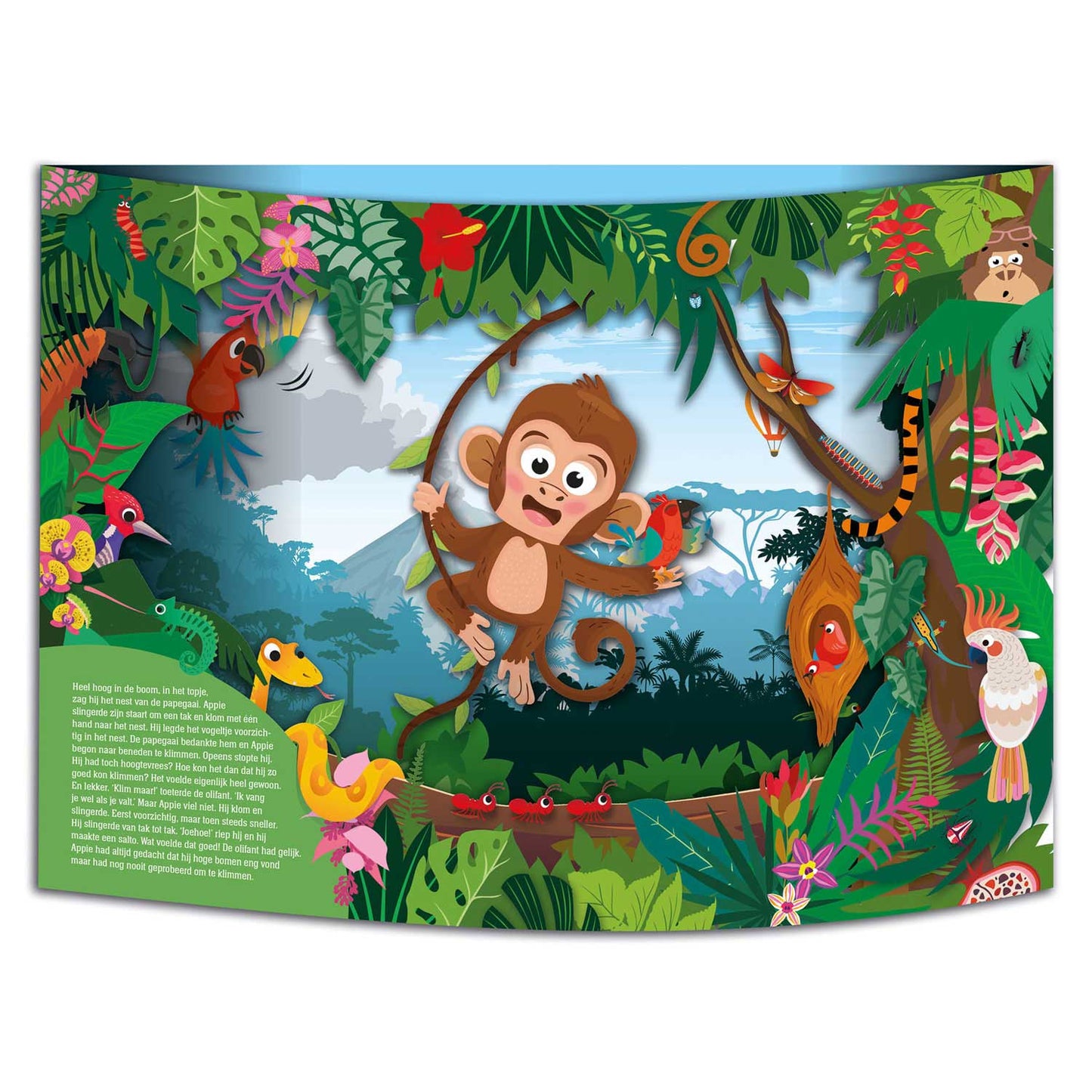 Merveilleux monde pop -up livre - Adventure in the Jungle