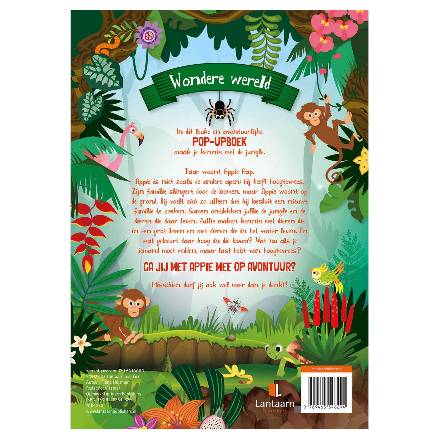 Merveilleux monde pop -up livre - Adventure in the Jungle