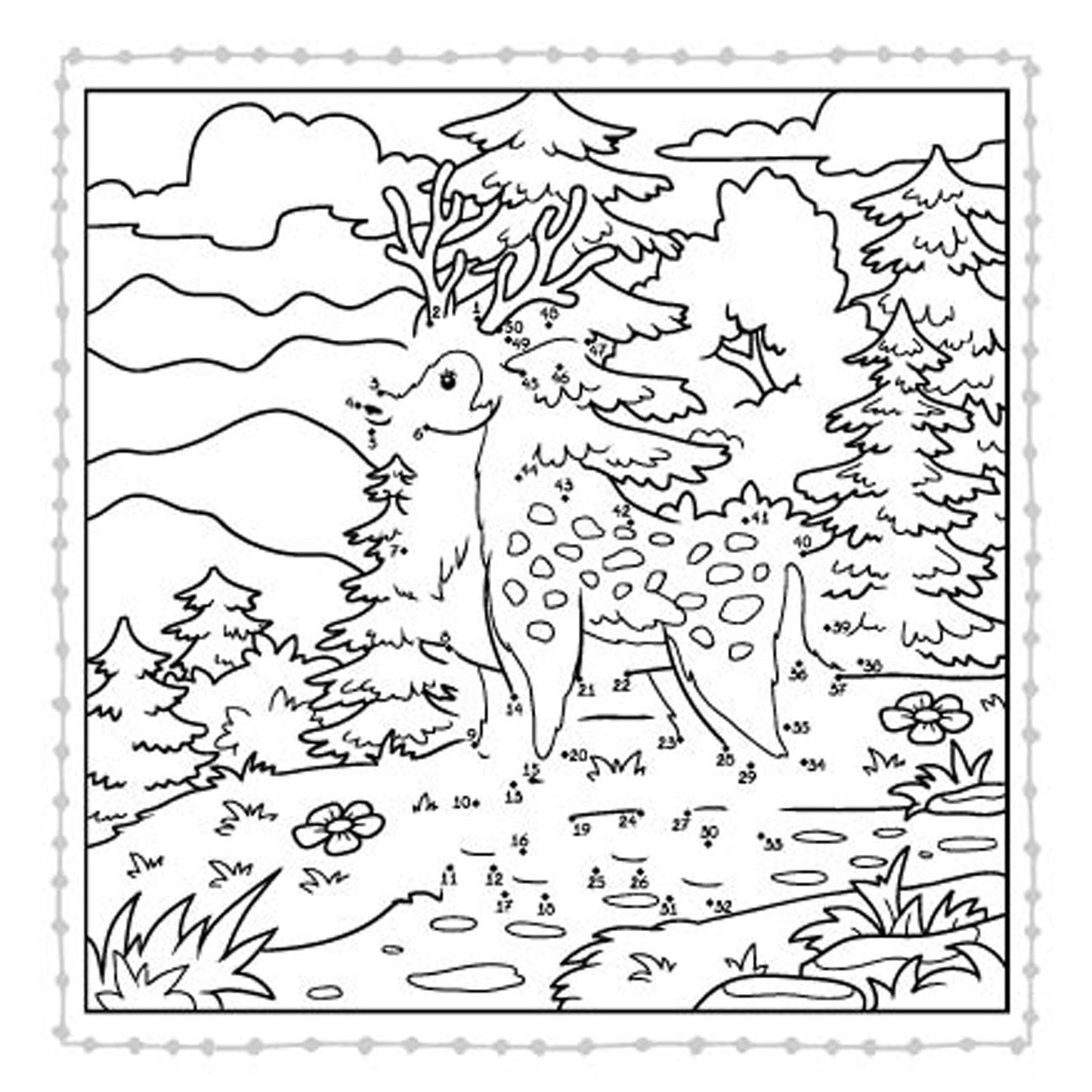 De point à point - dans la forêt