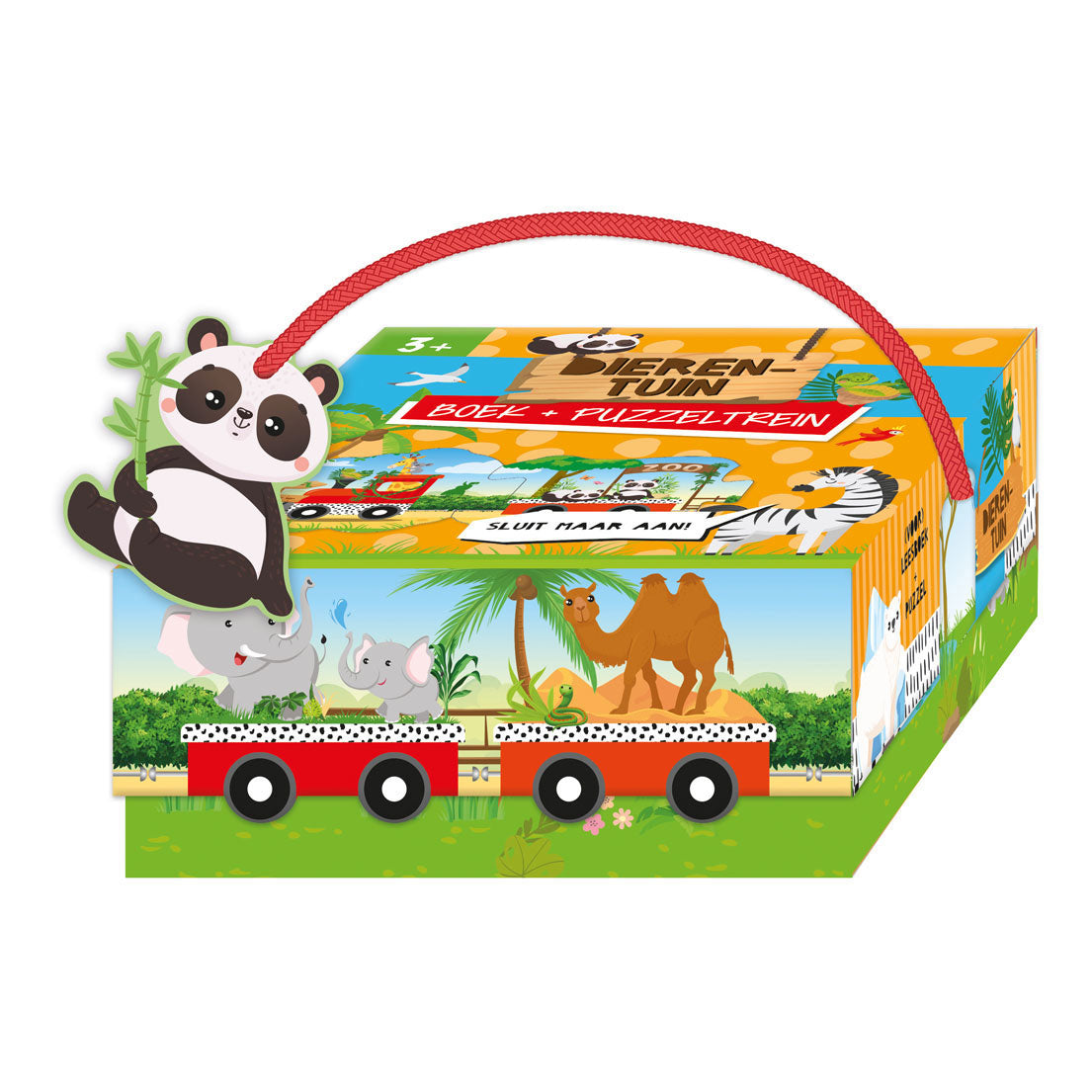 Zoo de trains de livres et de puzzle