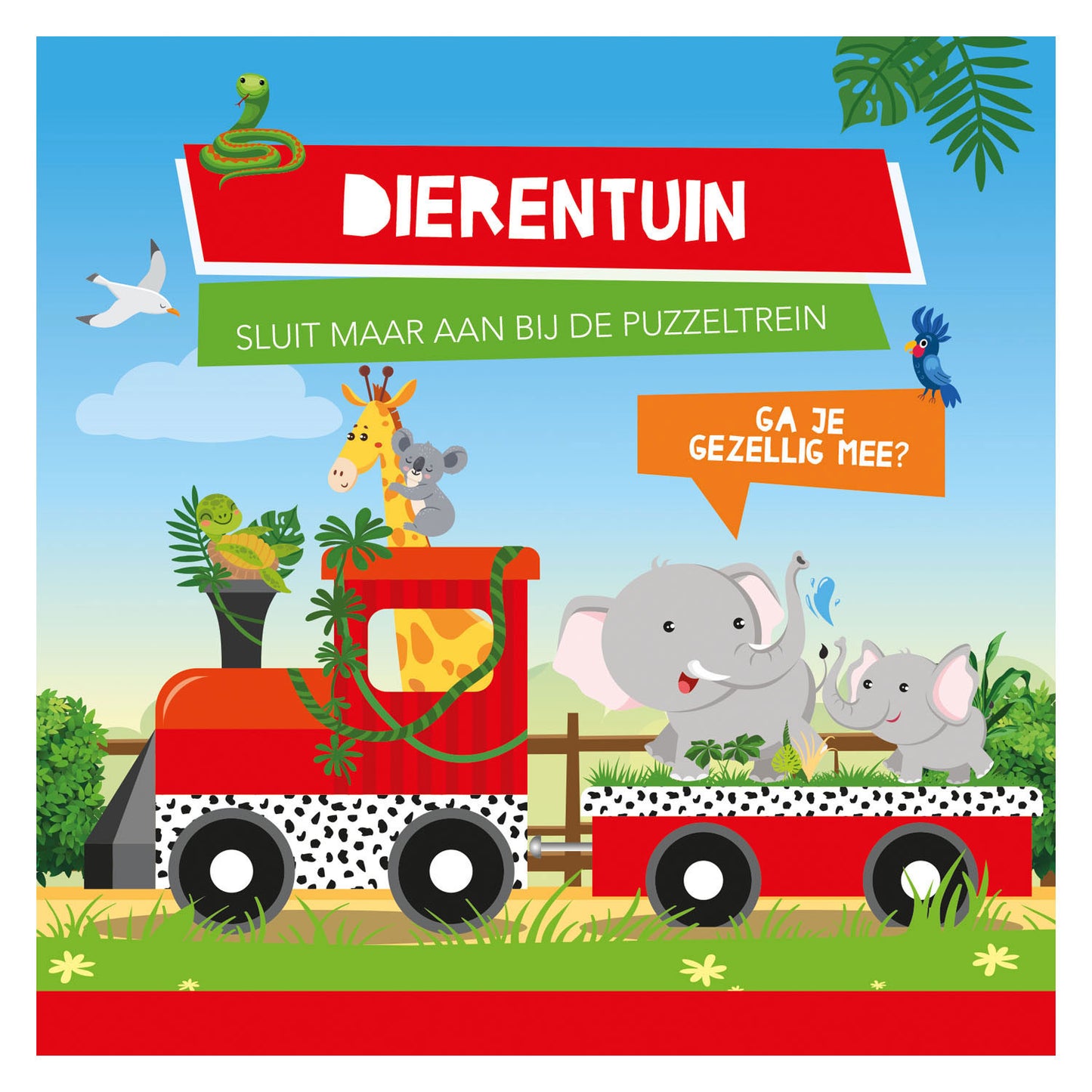 Zoo de trains de livres et de puzzle