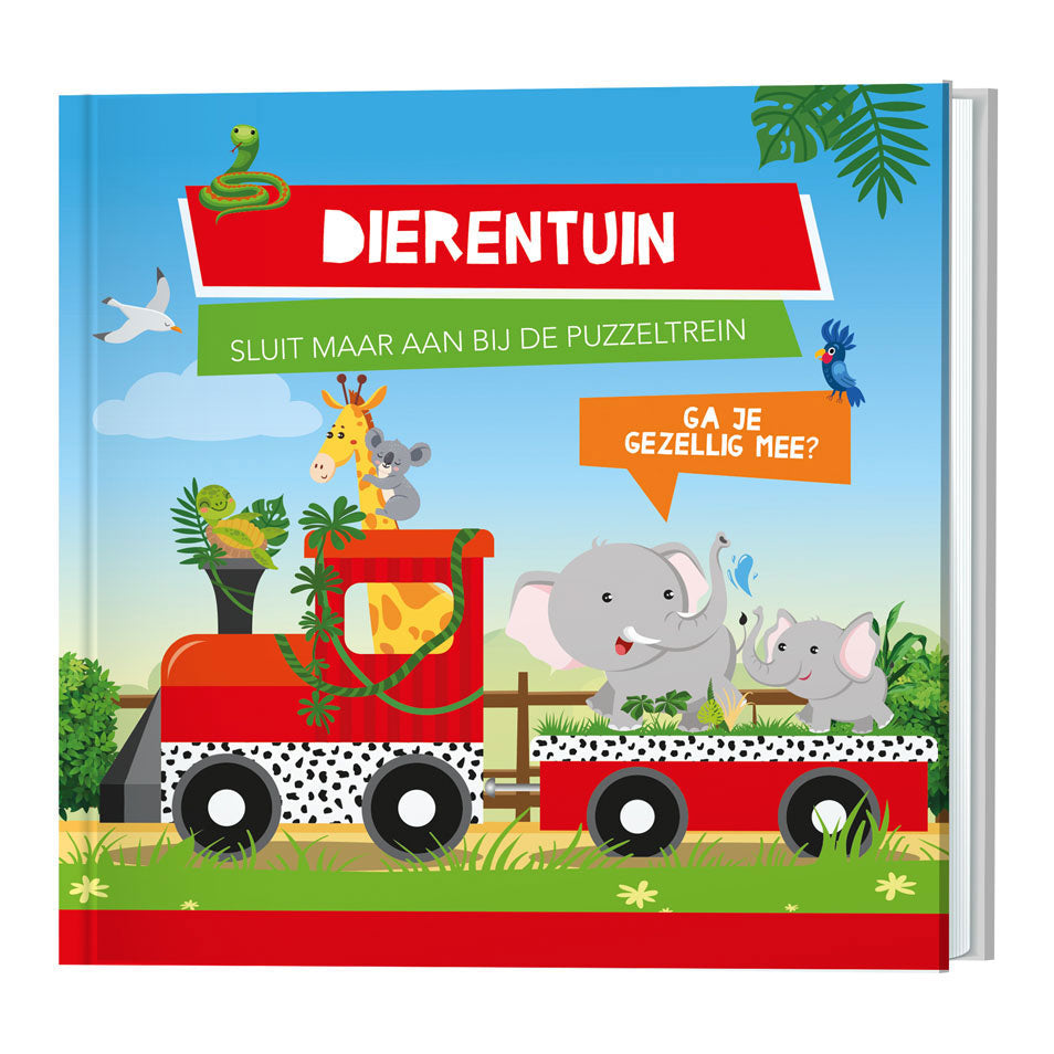 Zoo de trains de livres et de puzzle