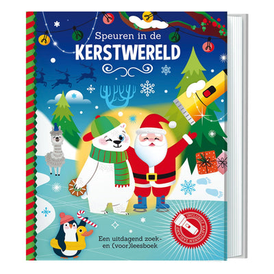 Lantern Publishers Recherche dans le monde de Noël + lampe de poche en carton
