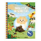 Les éditeurs de lanternes recherchent un livre de recherche de crottes et de pets avec une lampe de poche en carton - afbeelding 1