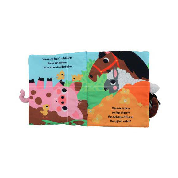 Les éditeurs de lanternes, à qui est cette queue ? livre de bébé à la ferme