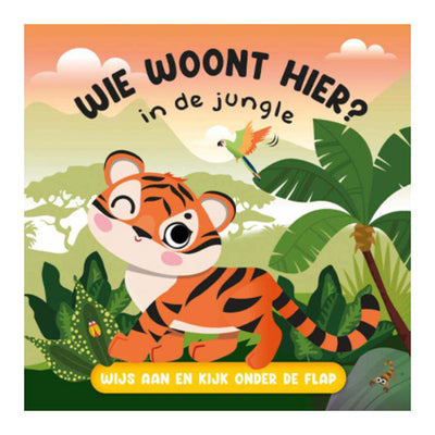 Éditeurs de lanternes qui habite ici ? dans le livre à rabat de la jungle