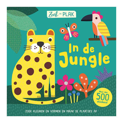 Les éditeurs de lanternes recherchent et collent - dans le livre d'autocollants de la jungle
