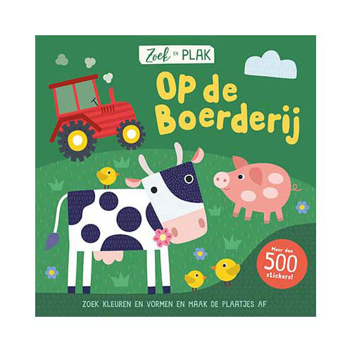 Les éditeurs de lanternes recherchent et collent - sur le livre d'autocollants de la ferme