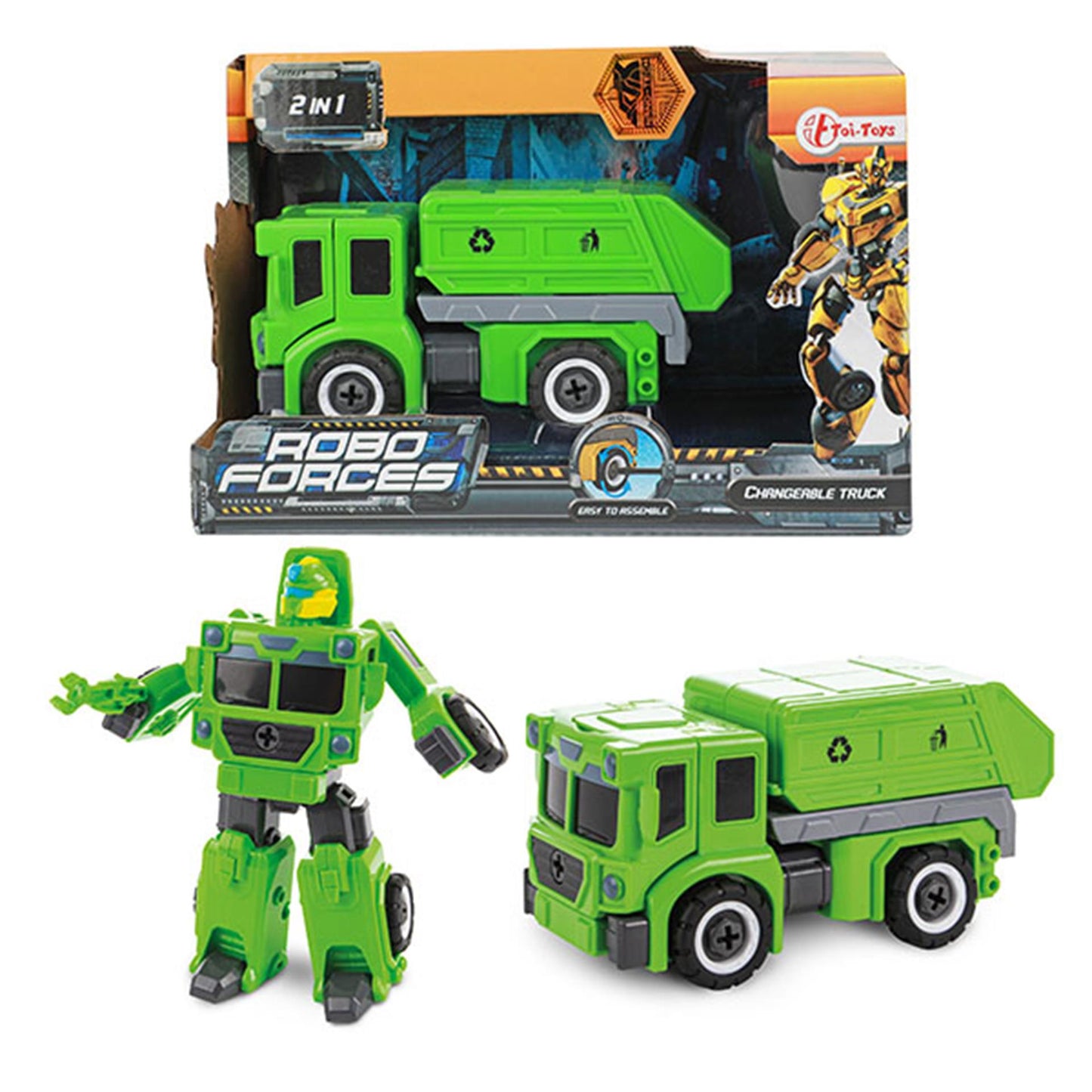 Roboforces Change Robot Garbage Truck
