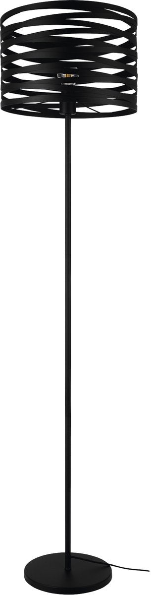 Lampadaire Eglo cremella - e27 - 151 cm - noir