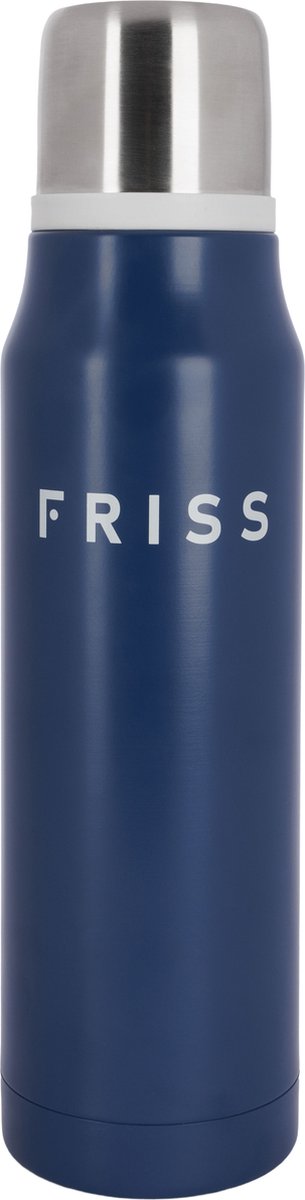 Bouteille isotherme Friss - inox - 0l5 - bleu