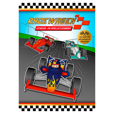 Voiture de course autocollante et jeu de jeu