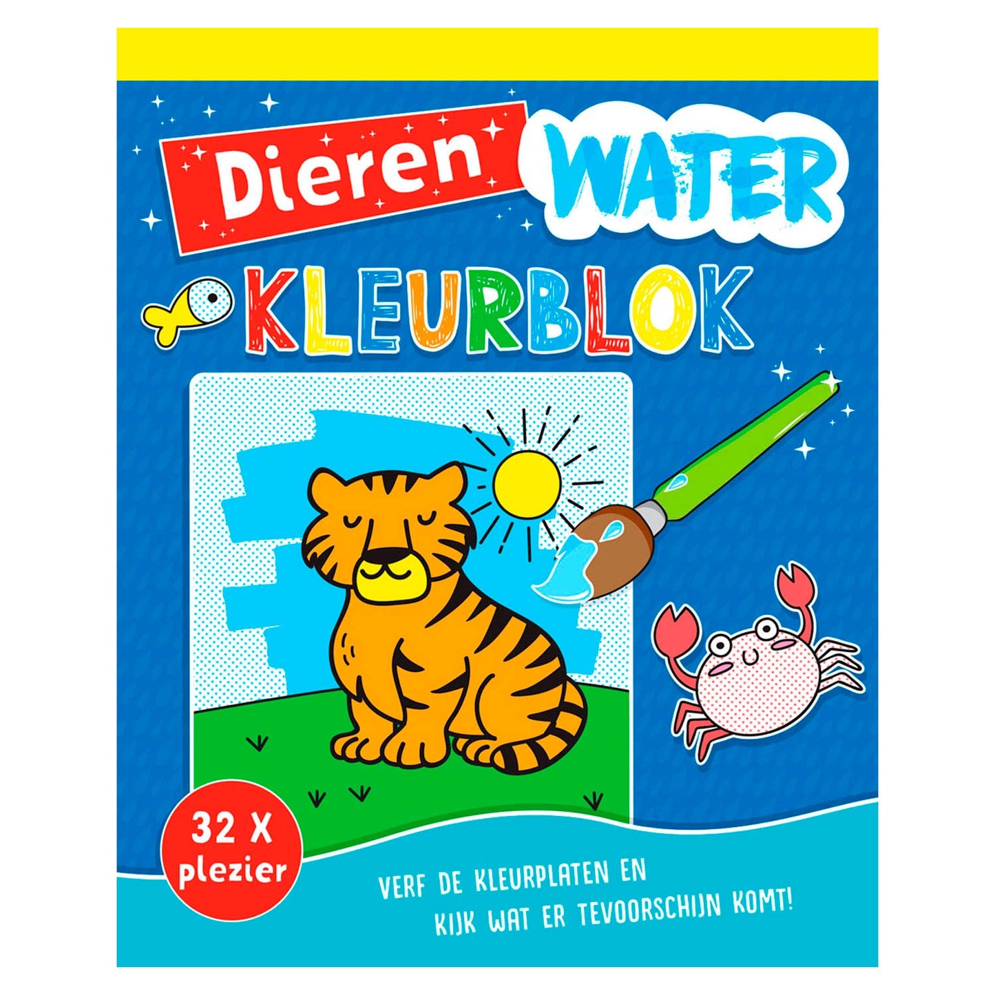 Rebo publishers aquarelle magique bloc animaux