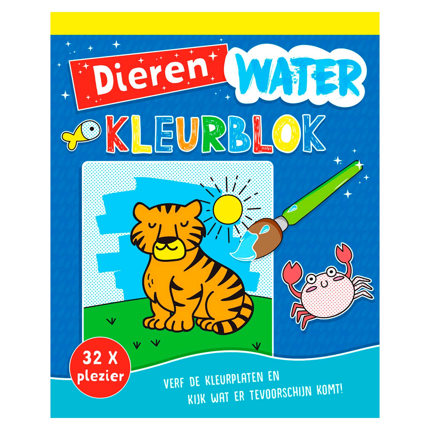 Rebo publishers aquarelle magique bloc animaux