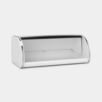 Bac à pain brabantia avec couvercle coulissant blanc