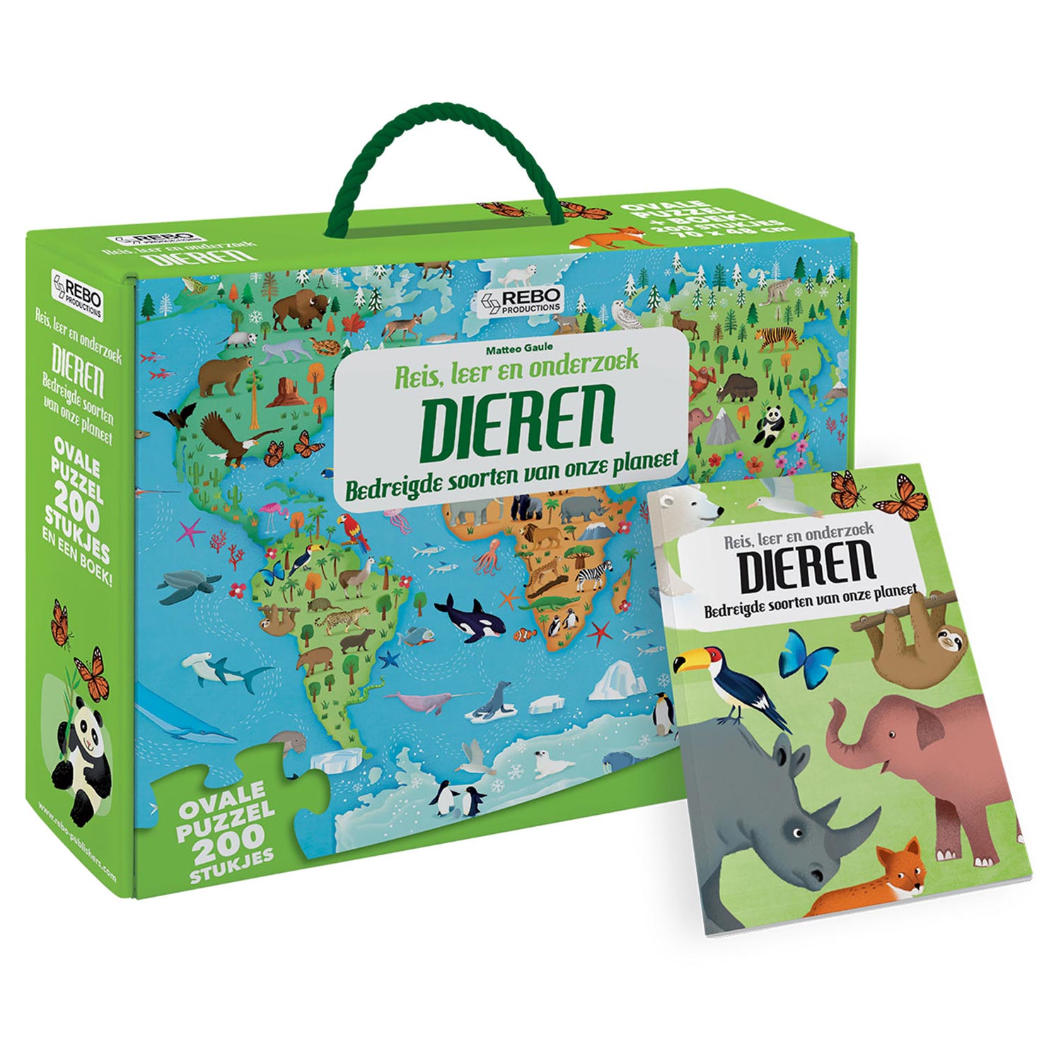 Rebo Publishers Livre et puzzle Animaux