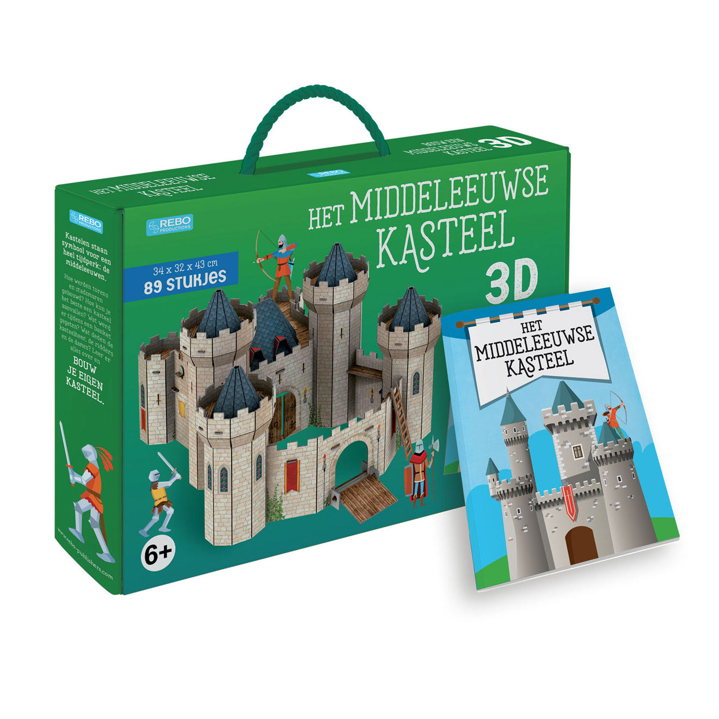 Rebo Publishers Book + 3D Modèle Le château médiéval
