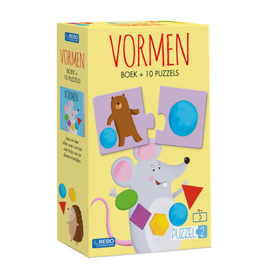 Rebo Publishers Puzzle2 Book Forms avec 10 puzzles