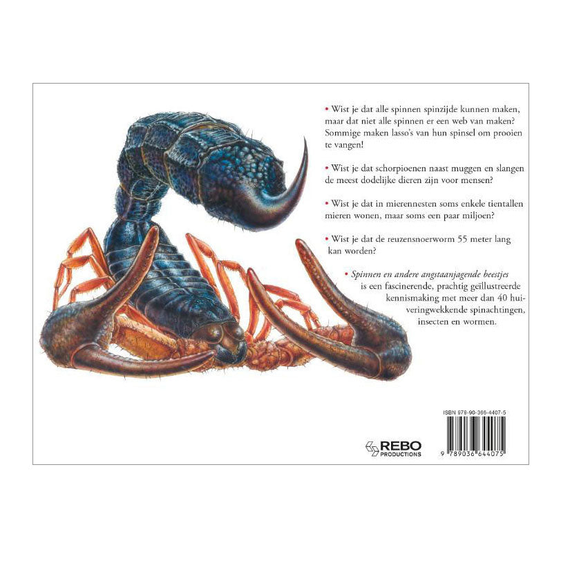 Les éditeurs REBO réservent des araignées, des créatures terrifiantes