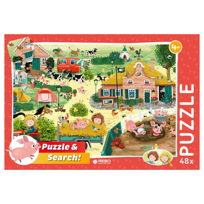 Rebo Puzzers Puzzle Cas Cato Farm, 48st.