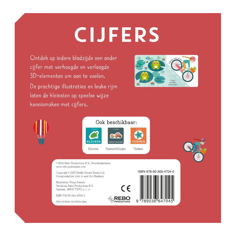 Rebo Publishers Figures de livre de capteurs 3D