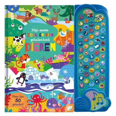 REBO Publishers Sound Book Animals - Recherche et trouver