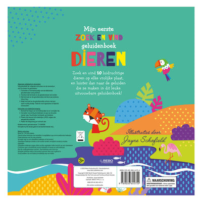 REBO Publishers Sound Book Animals - Recherche et trouver