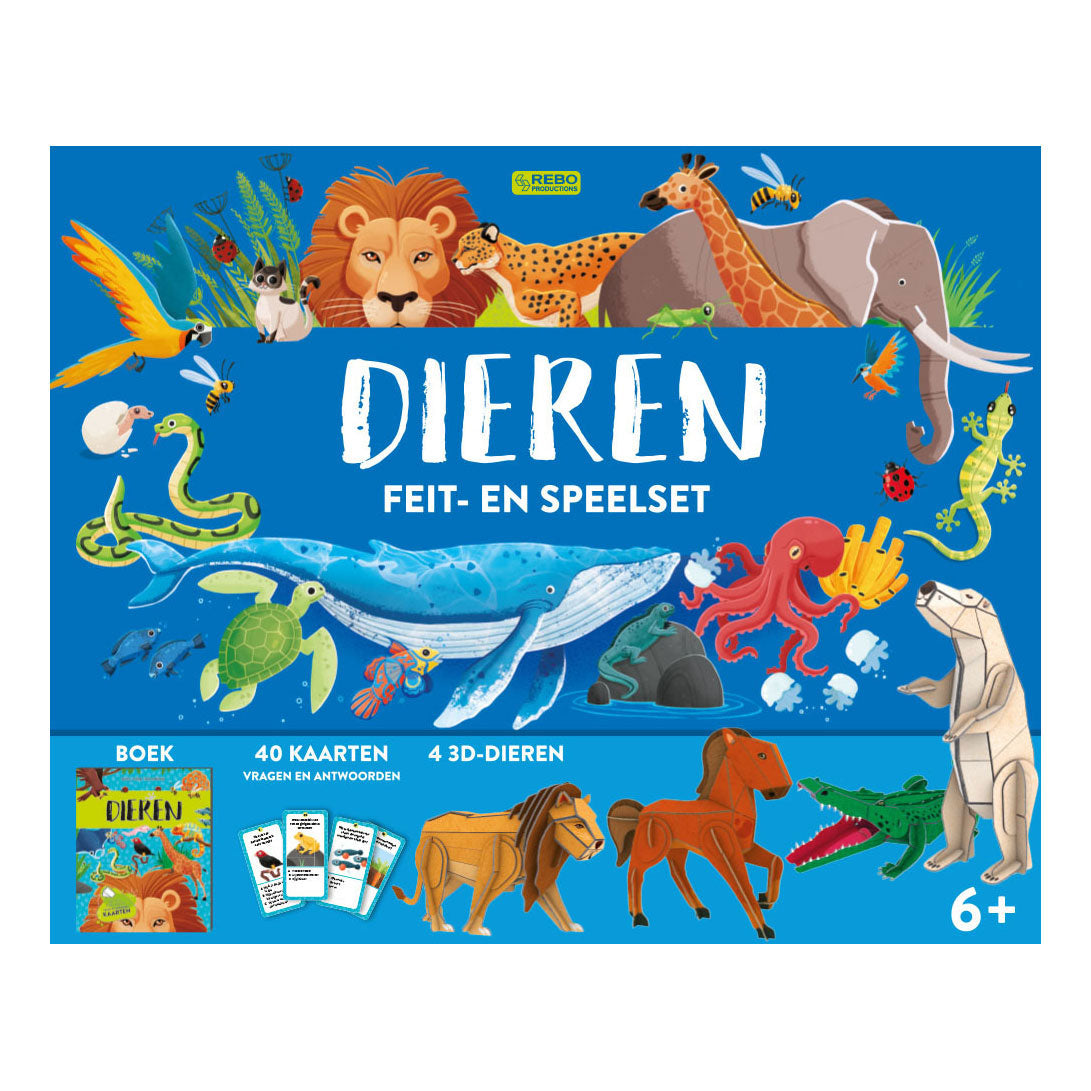Rebo Publishers Dieren Facts Play Set