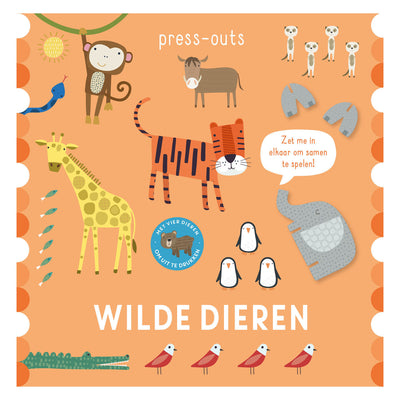 Rebo Publishers Cardboard Book Press-outs Wild Dieren