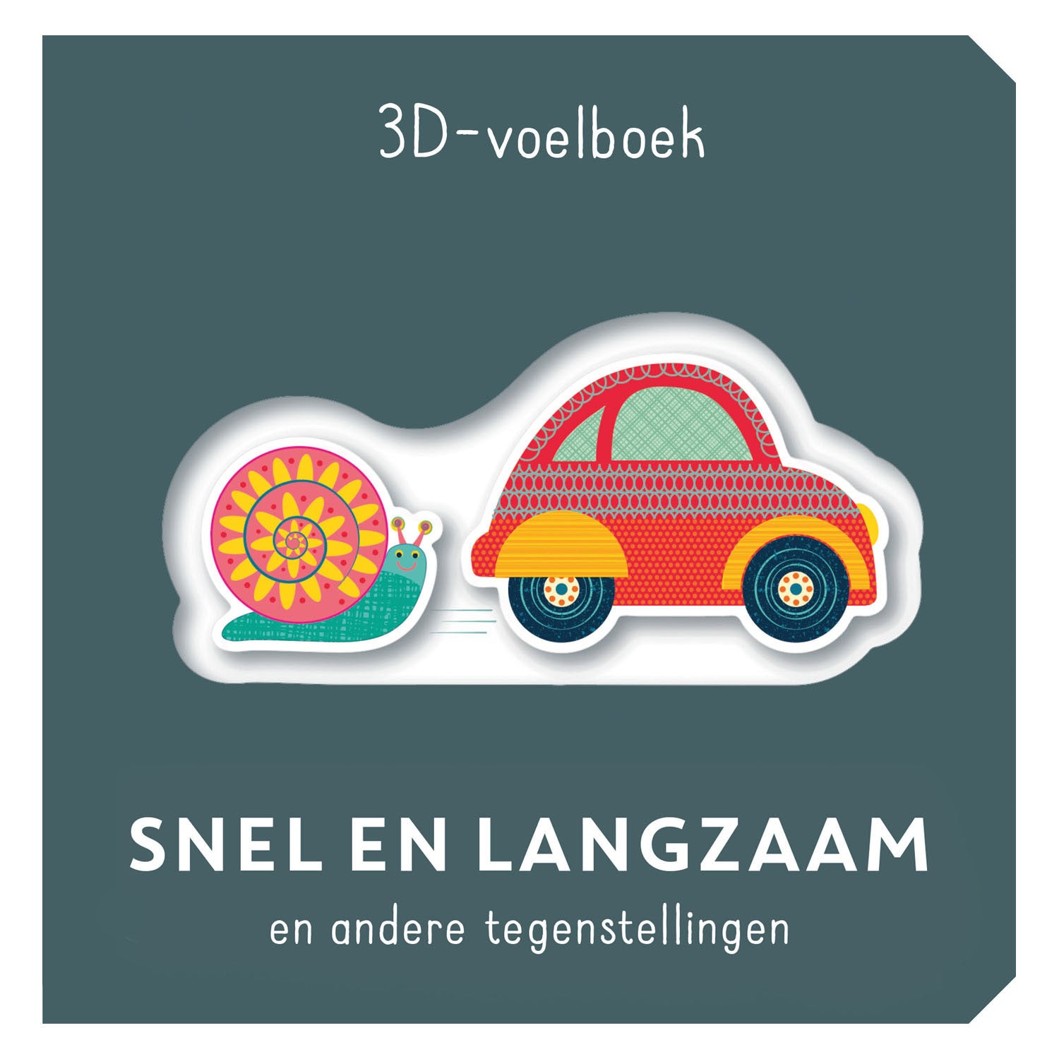 Livre tactile 3D des éditeurs Rebo - rapide et lent