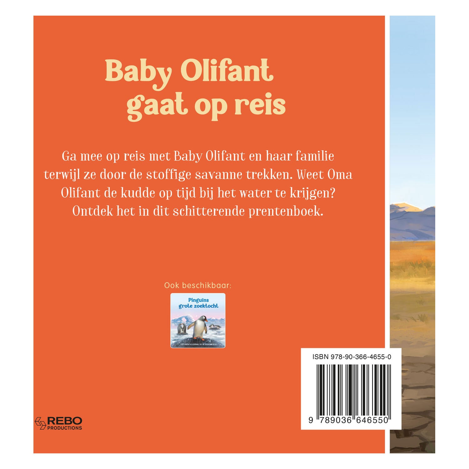 Livre Baby Olifant part en voyage