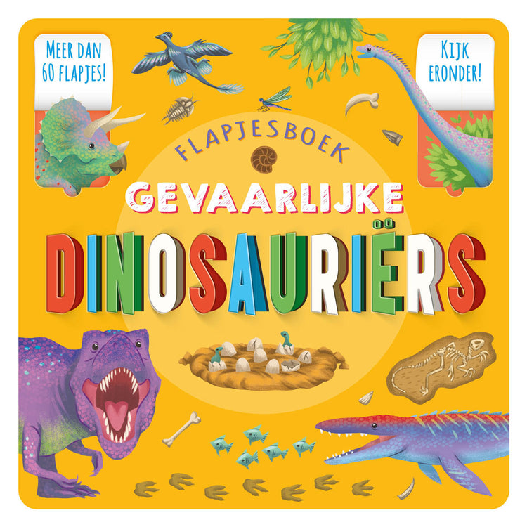 Rebo Publishers Danosaurs dangereux Flapjesboek
