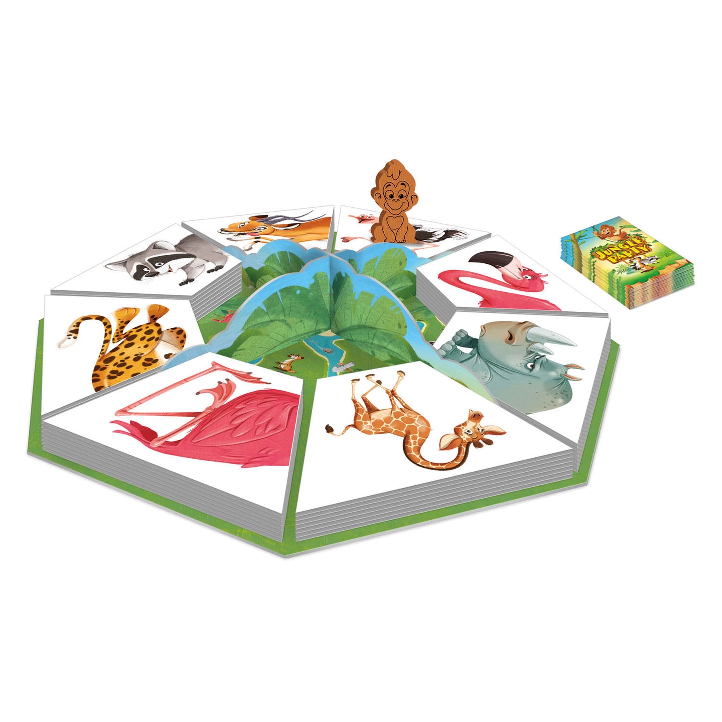 Rebo éditeurs mnky - jeu de société jungle party