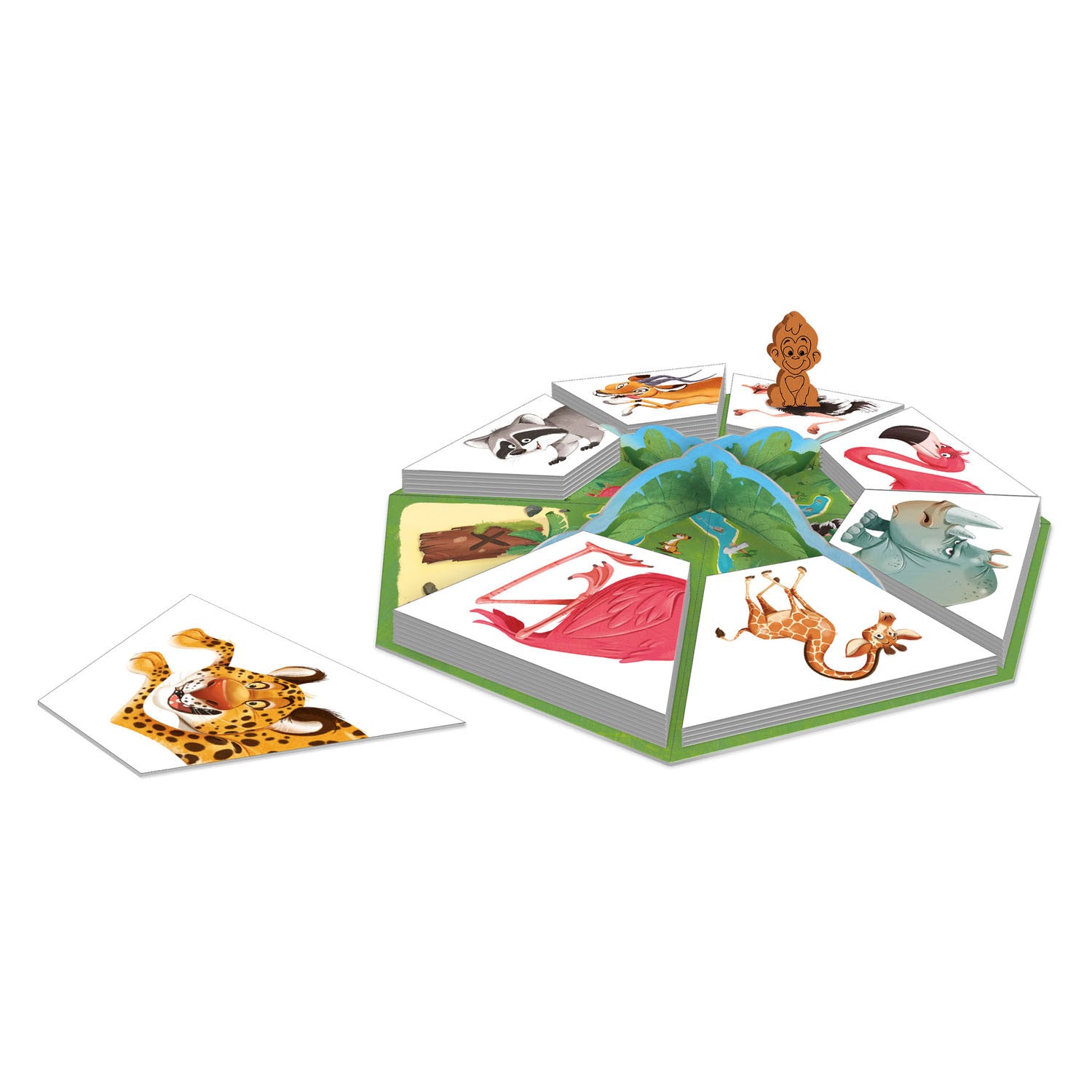 Rebo éditeurs mnky - jeu de société jungle party