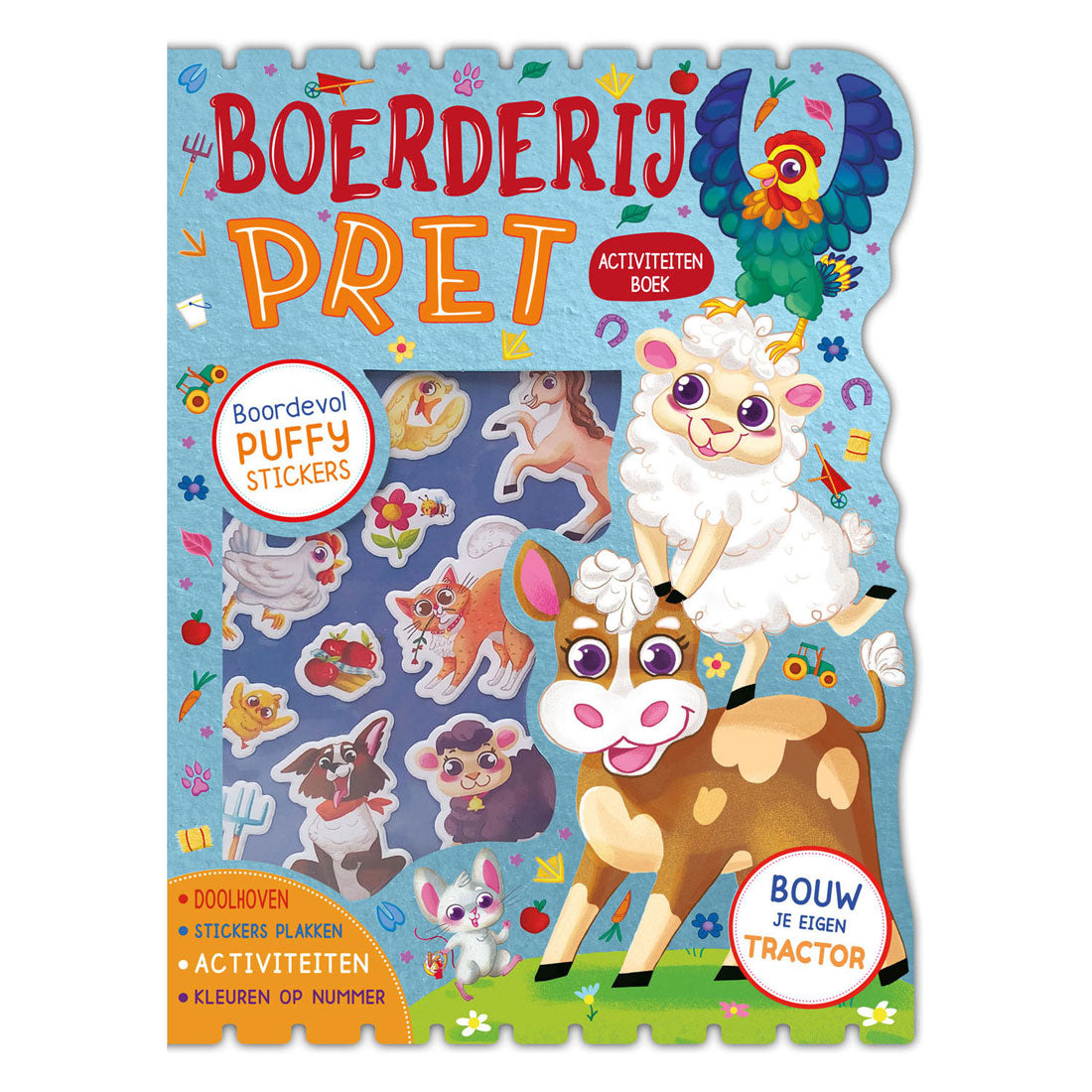 REBO Publishers Farm Sticker Sticker Stickerboek