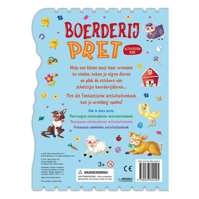 REBO Publishers Farm Sticker Sticker Stickerboek